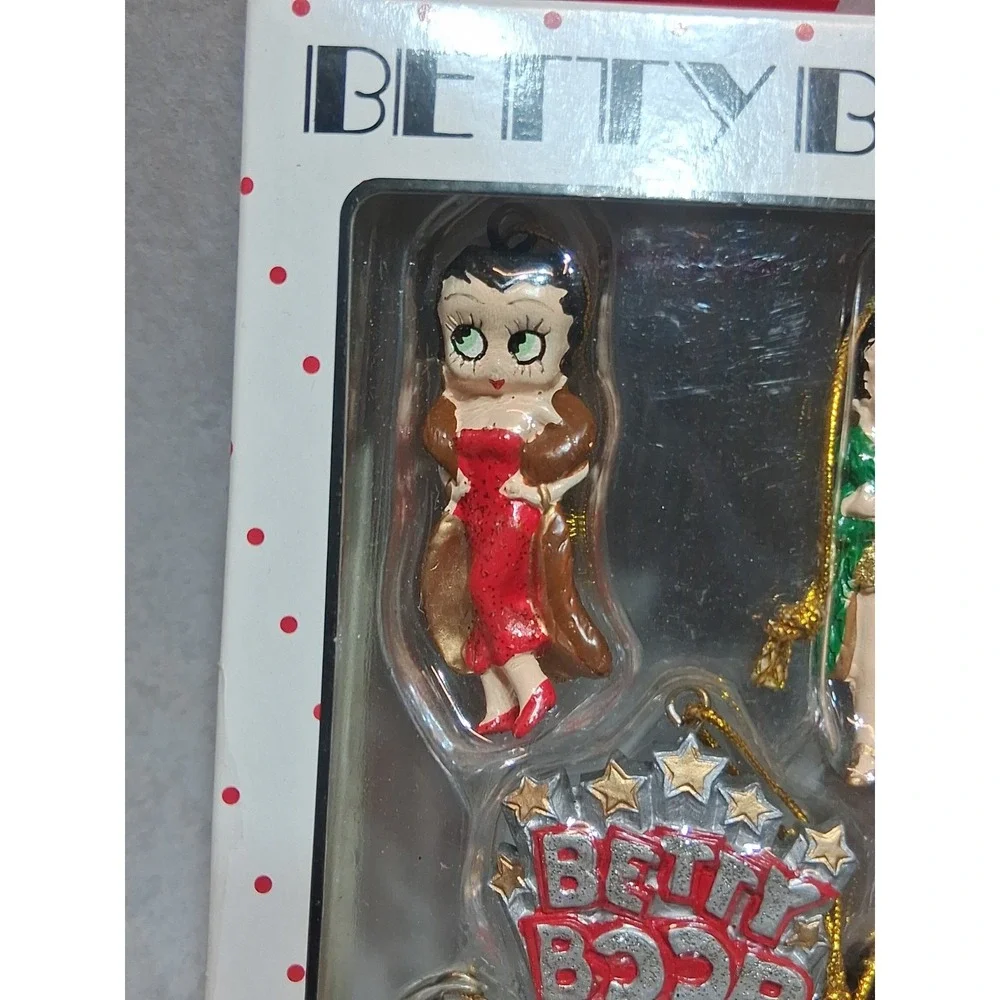 Kurt Adler • Betty Boop 5 pc. Mini Ornament Set • 2008 New